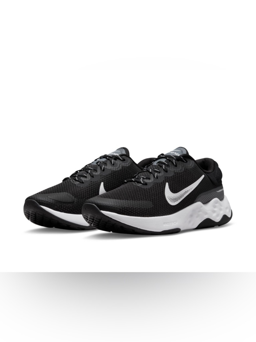 Nike RENEW Ride 3.0 Men's Black Lace Up Athletic Running Sneakers